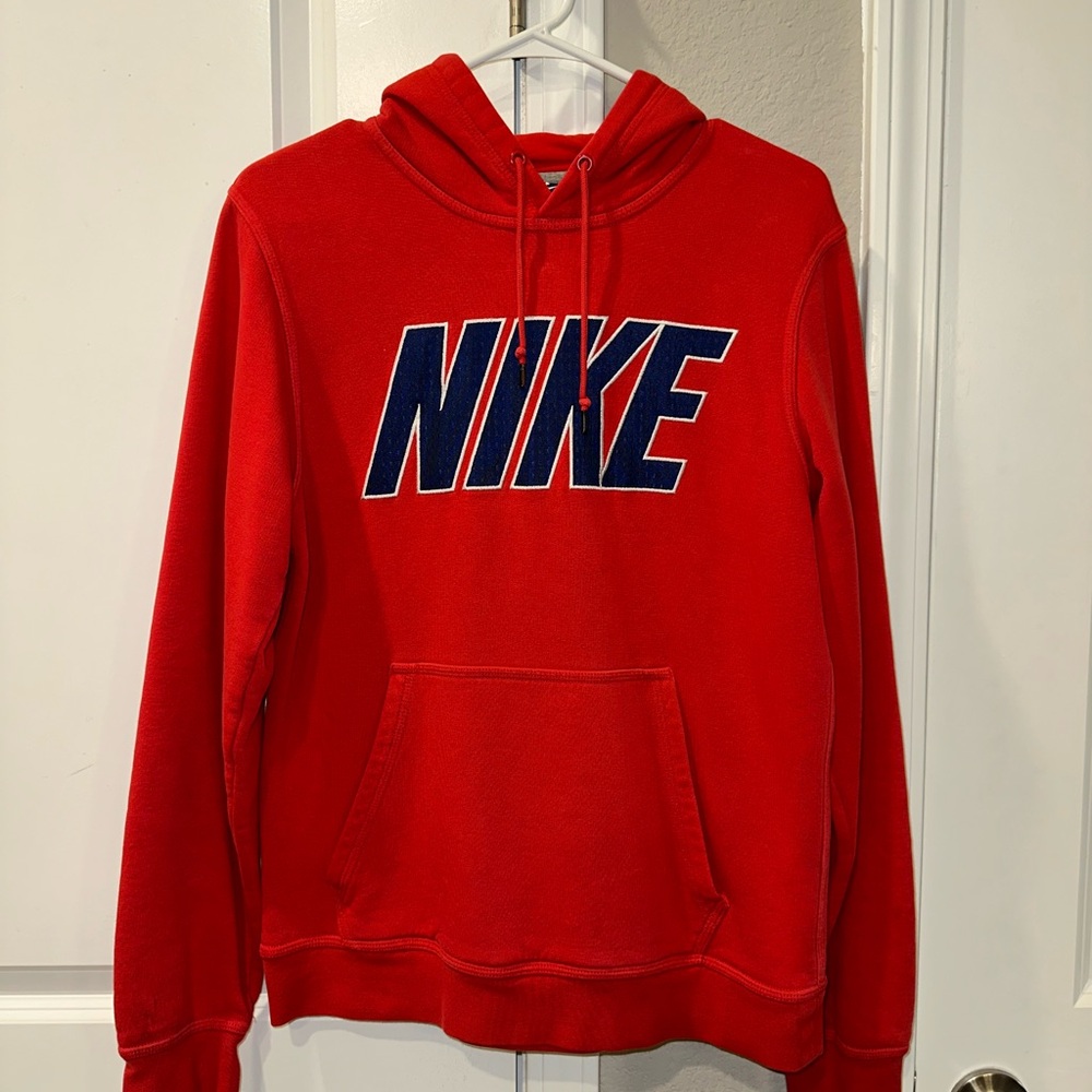 Nike Red Pullover Sweater with Iconic Logo